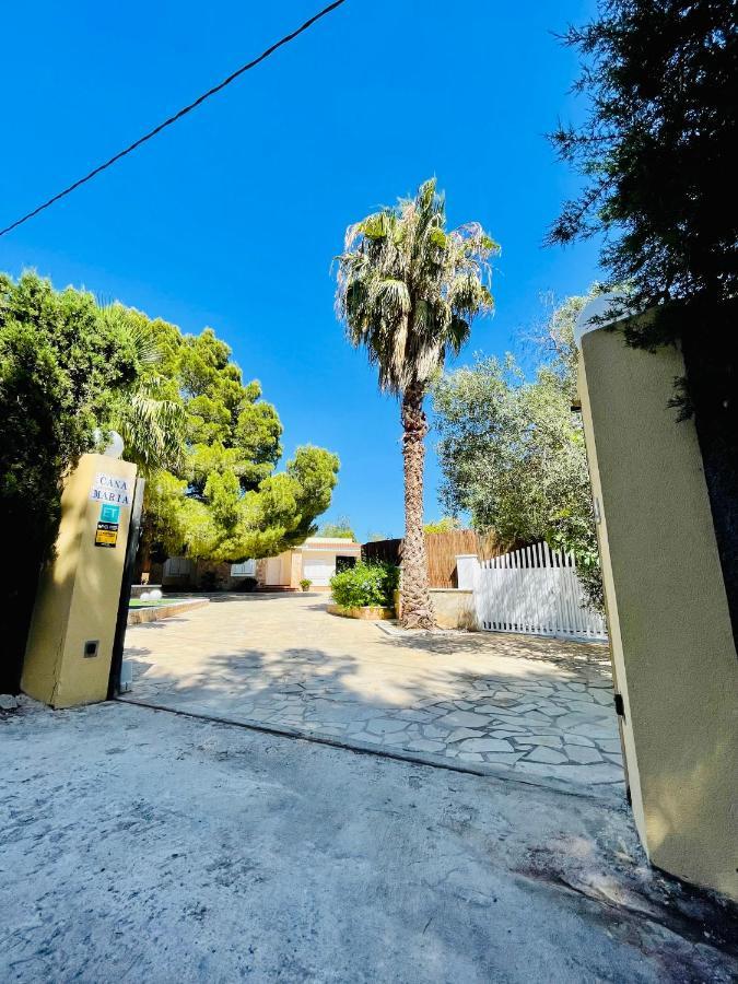 Villa Con Piscina Gigante Sant Francesc de s'Estany Exterior foto